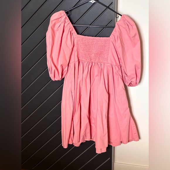 Abercrombie and Fitch dress with ruched bodice and puff sleeve. Size S. - Picture 2 of 3